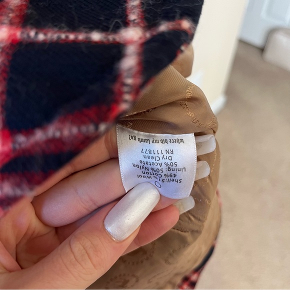 L.A.M.B Plaid Blazer Jacket Size 0 - Picture 7 of 8